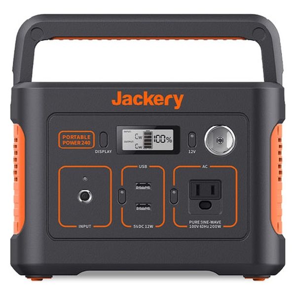 Jackery ポータブル電源 ２４０ PTB021 1台（直送品） - アスクル