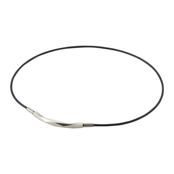 phiten(ファイテン) RAKUWAネック 磁器ネックレス ダイヤモンドカット 50cm シルバー TG899053 1個（直送品）