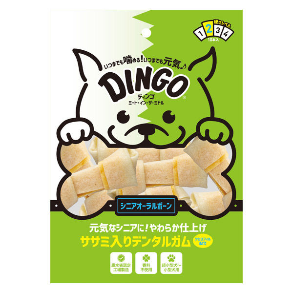 ディンゴ　ミート・イン・ザ・ミドル　オーラルボーン12本 Amazon | ディンゴ (Dingo) 犬 おやつ ミート・イン・ザ・ミドル
