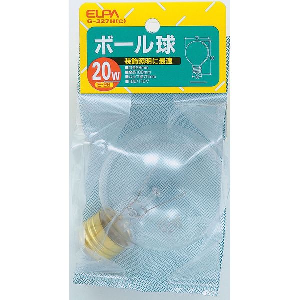 朝日電器株式会社 ボール球２０ＷＣ G-327H(C) 1個（直送品）