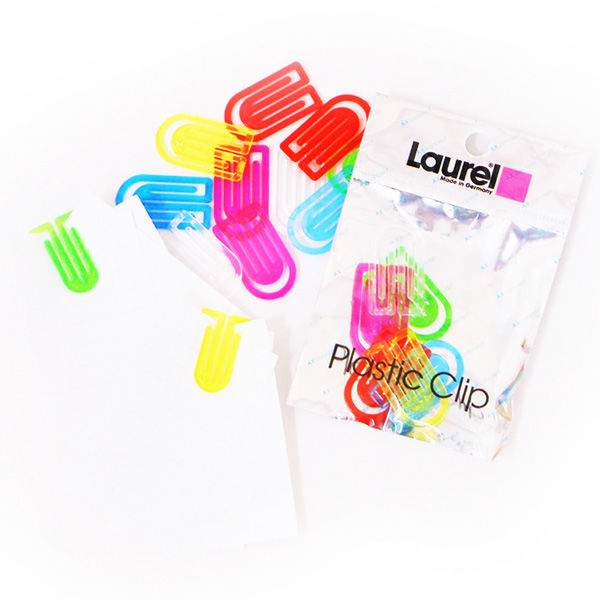 Laurel ローレル　プラスチッククリップ 18個入 2袋セット A-LC05×2P 5セット エヒメ紙工（直送品）