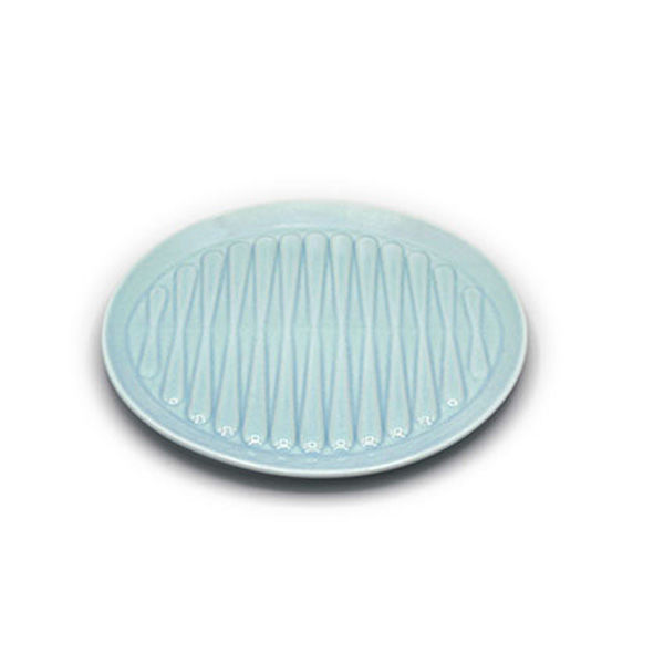 アルタ サラエット saraet 7寸皿 ブルー 電子レンジ対応 食洗器対応 AR0604443 1個（直送品）
