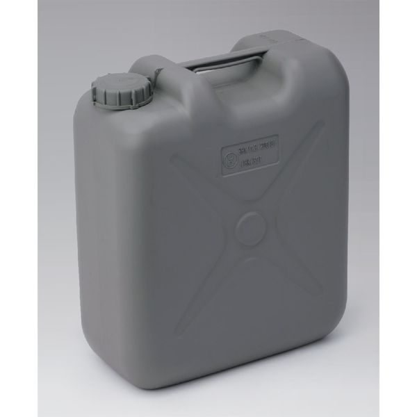 積水成型工業 20L容器 UN対応偏平ポリ容器 グレー色 20BL2-4-Y1