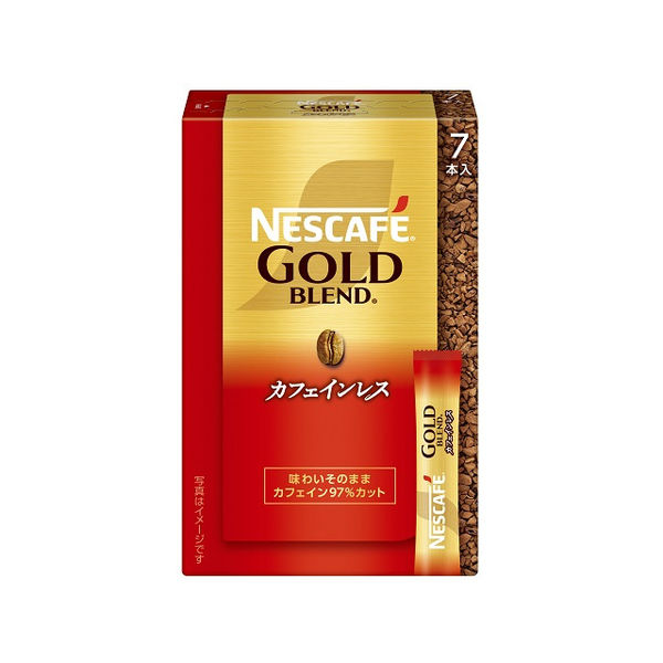 ネスレ日本 ネスカフェ ゴールドブレンド カフェインレススティック ブラック 2gx7本 x6 4902201436465 1セット(6個)（直送品）