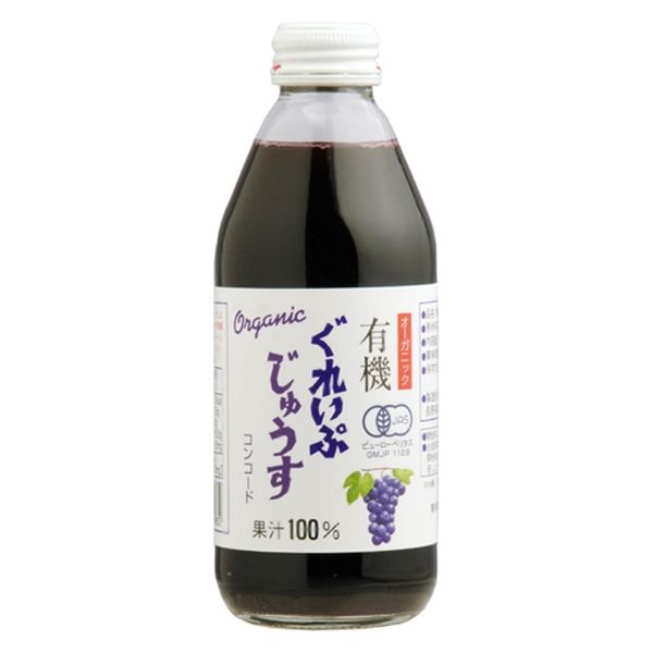 アルプス 有機 ぐれいぷじゅうす コンコード 瓶 250ml x24 4906251079832（直送品）