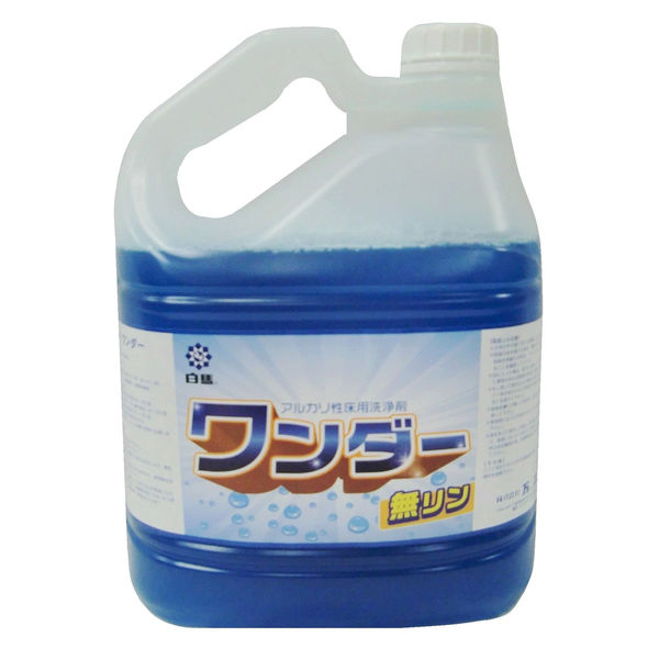 万立 白馬　ワンダー　4L（床用洗剤） 104102 1本（直送品）