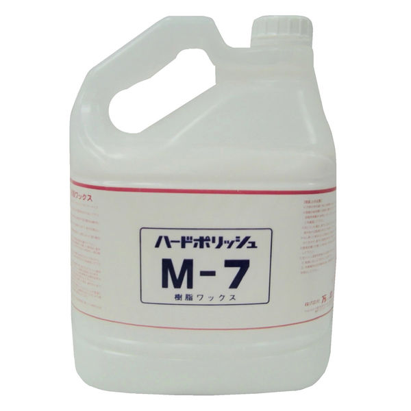 万立 白馬 M-7 4L（樹脂ワックス） 101132 1本（直送品） - アスクル