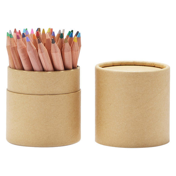 無印良品 色鉛筆紙管入り ハーフサイズ 36色 紙管ケース入り 良品計画