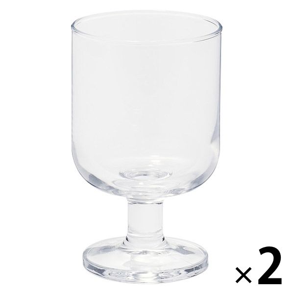 無印良品 強化ガラス ステムグラス S 約165ml 1セット（2個
