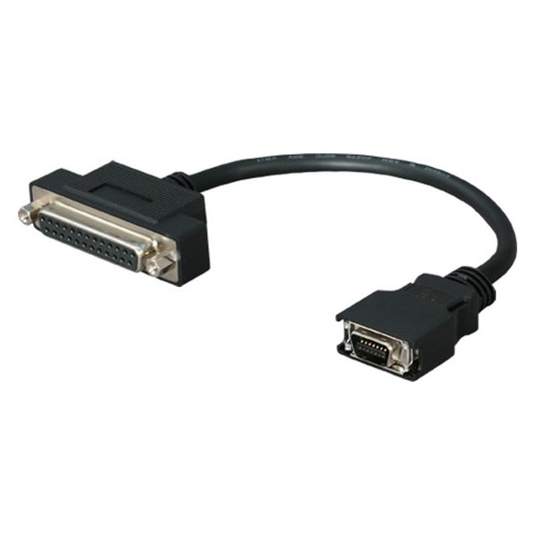 ダイヤトレンド PC側ハーフピッチ14P接続用RS-232Cコネクタ変換ケーブルDAFXIH-CAB組合せ専用 DAC15R2L 1本（直送品）