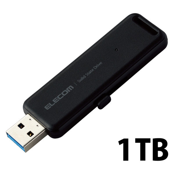 ELECOM エレコム 外付けSSD USB3.2(Gen1)対応 スライド式 Type-C&Type
