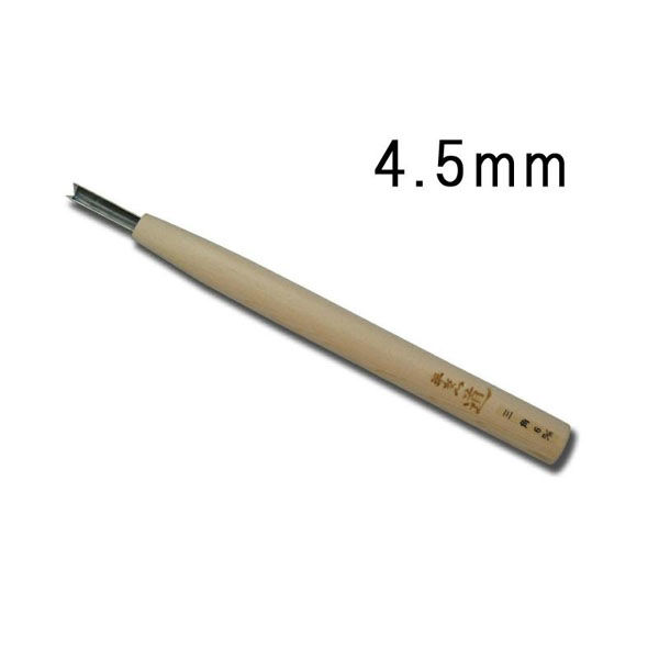 未使用　道刃物　木彫りのみ　三角24mm 木彫のみ