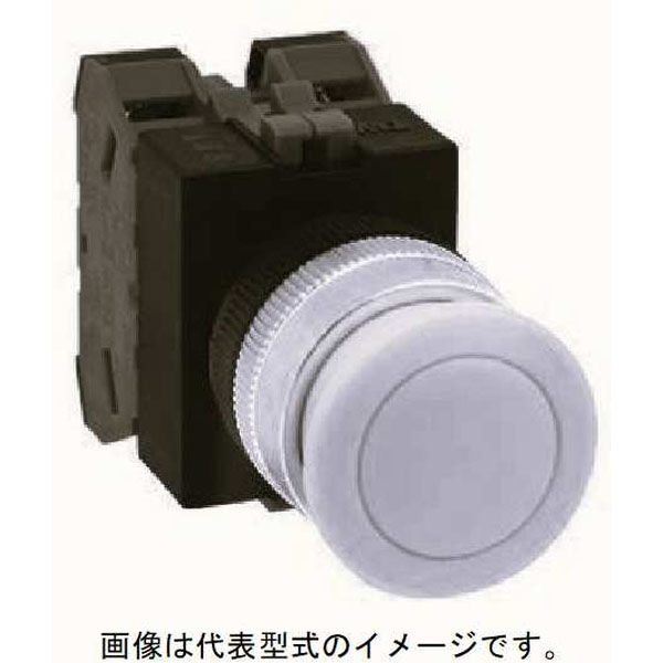 IDEC φ22 TWシリーズ 押ボタンスイッチ 中形 モメンタリ形 M3.5ねじ端子 ABW311B 1個（直送品）