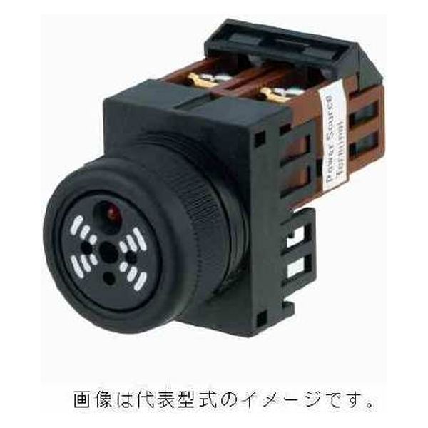 富士電機 φ22 DR22シリーズ防まつ形 ブザー 黒　丸形フレーム A200/220V　DR22B5-EB　1台（直送品）