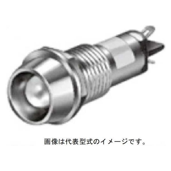 IDEC φ10UPシリーズLED式小形表示灯フード形 UP1-2419R 1個（直送品）