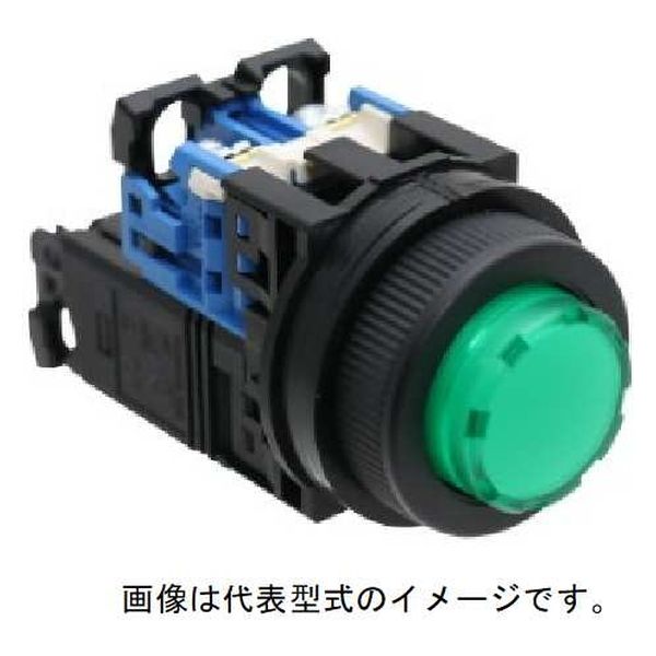 富士電機 φ30 AR30シリーズ照光押しボタンスイッチ 緑 丸 富士電機 φ30 AR30シリーズ照光押しボタンスイッチ 緑 丸