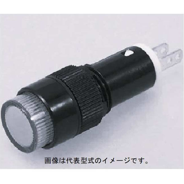 IDEC APシリーズ LED式小形表示灯Φ10 丸平形 AC/DC24V AP1M122R 1個（直送品）