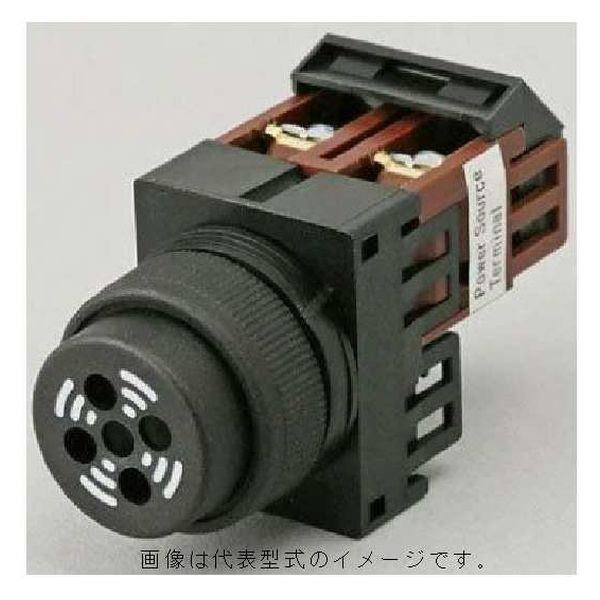 富士電機 φ22 DR22リーズ防まつ形 ブザー 黒 丸形フレーム AC/DC12-24V 