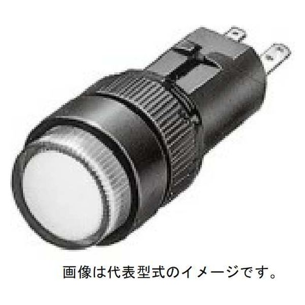 IDEC APシリーズ LED式小形表示灯Φ12 丸平形 DC24V AP2M122R 1個（直送品）