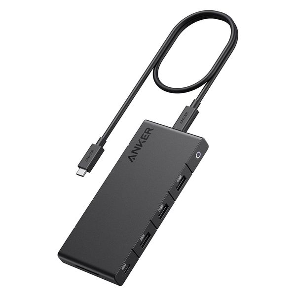 Anker 547 USB-C ハブ (7-in-2, for MacBook) Thunderbolt 4 100W USB PD対応 4K HDMIポート microSD & SDカードスロット 5Gbps