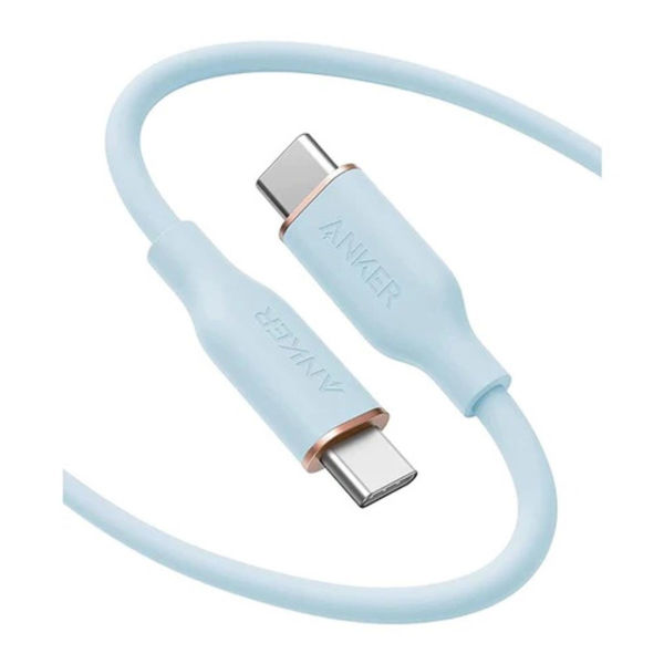 Anker PowerLine III Flow USB-C & USB-C ケーブル(1.8m アイスブルー) A8553031（直送品）