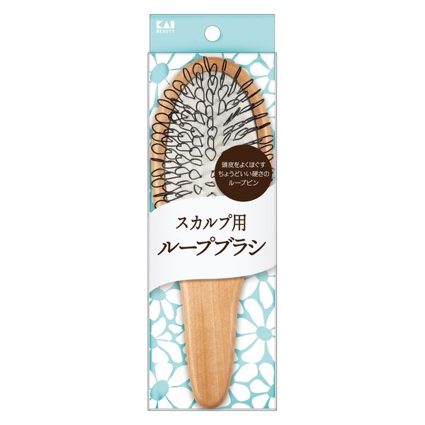スカルプ用 ループブラシ KQ3176 貝印 - アスクル