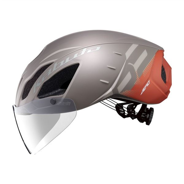 オージーケーカブト ヘルメット AERO-R2 サイズ：L/XL G-1マットブラウン 20610436 1個（直送品）