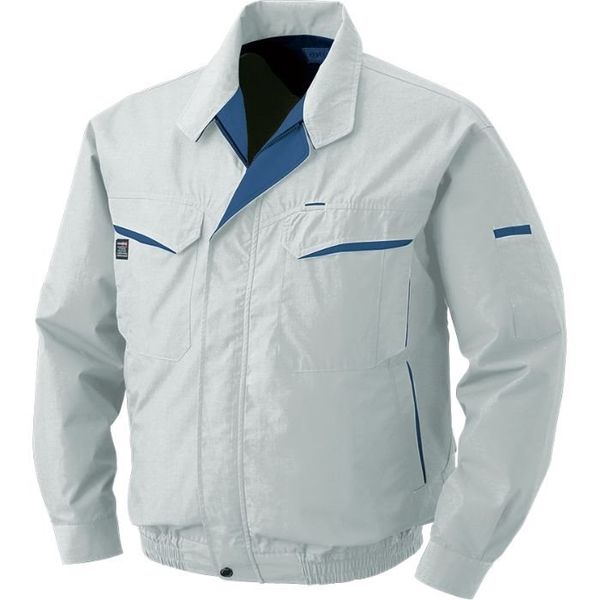 【新品】KU90720 空調服 R ポリエステル製遮熱長袖ブルゾン 服のみ シルバー 2L KU90720 | 株式会社空調服