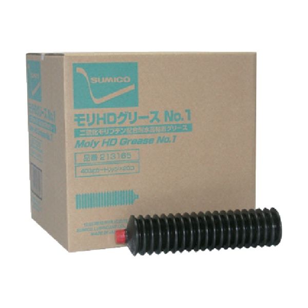 住鉱潤滑剤 住鉱 グリース(高荷重用リチウムグリース) モリHDグリースNo.1 400g(213165) HDG-04-1 1本(1個)（直送品）