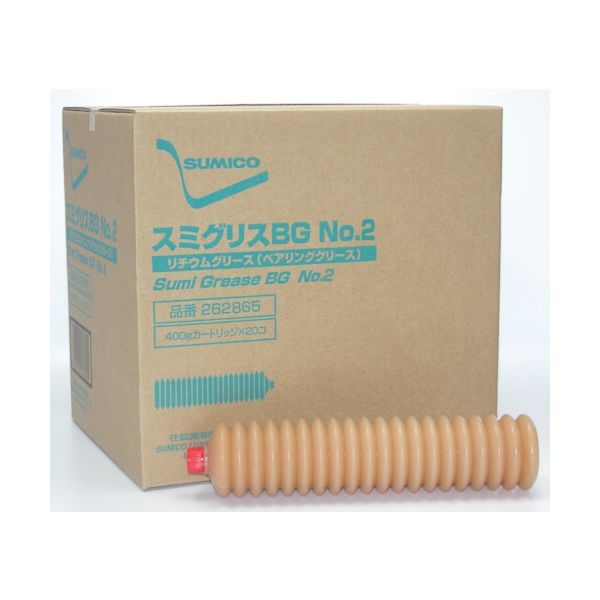住鉱潤滑剤 住鉱 グリース(一般用リチウムグリース) スミグリスBG No.2 400g 262865 1本 836-3282（直送品）