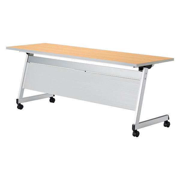【軒先渡し】ニシキ工業  スタックテーブル  幅1800×奥行450×高さ700mm  ナチュラル  ALCL-1845P-NA  1台（直送品） 29,627円