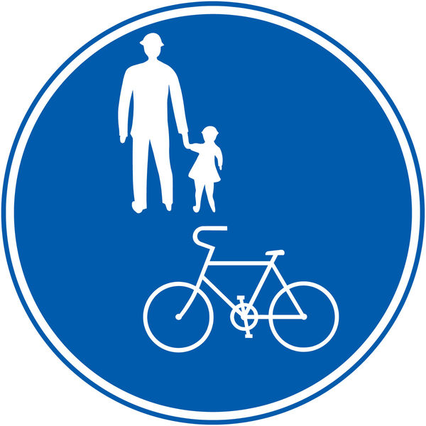 グリーンクロス 規制標識 Ｓ３２５ー３ 自転車及び歩行者専用