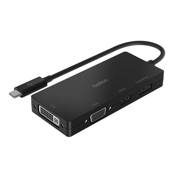 ドッキングステーション USB Type-C接続 HDMI VGA DVI DisplayPort 映像変換アダプタ Belkin ベルキン