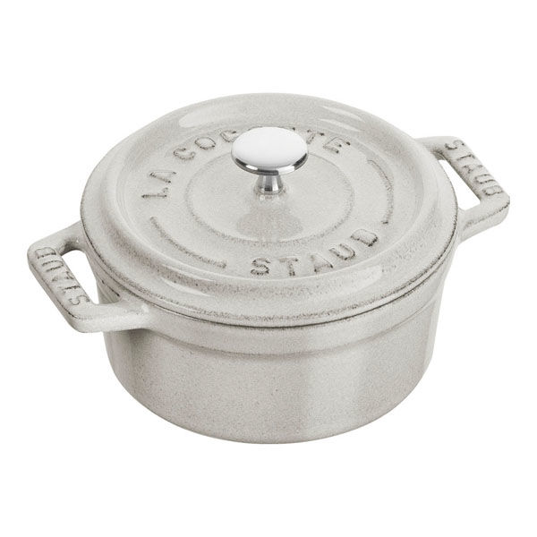 調理器具ストウブ staub ピコ ココット ラウンド ホワイト 20cm  新品