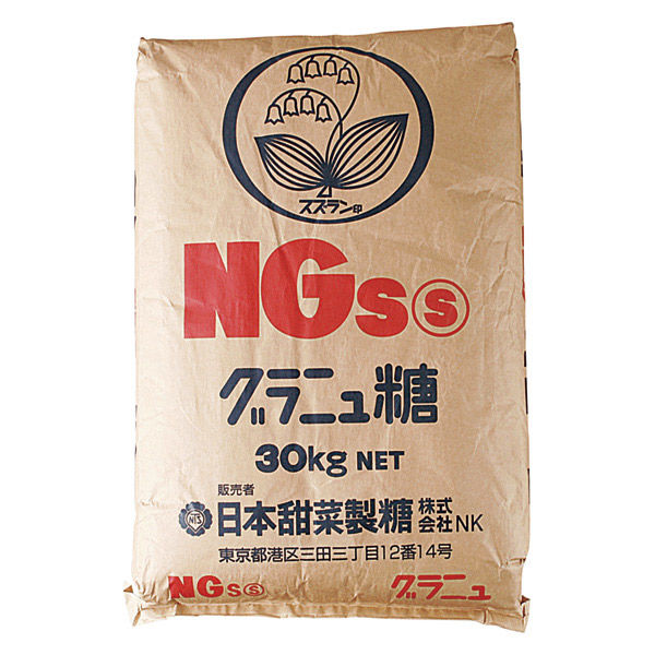 スズラン 業務用 グラニュ糖 1056 1セット(30KG)（直送品） 9,335円