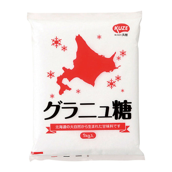 ＫＵＺＥ 業務用 グラニュ糖 1ケース 1KG×20（直送品） - アスクル