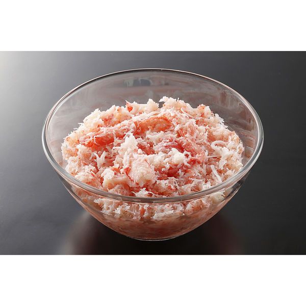 日本海冷凍魚 業務用 紅ズワイ 精肉 1ケース 1KG×6（直送品