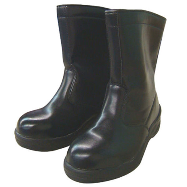 ジプロア HZ-704 百式　半長靴 24.5cm ブラック コーコス信岡 1足（直送品）