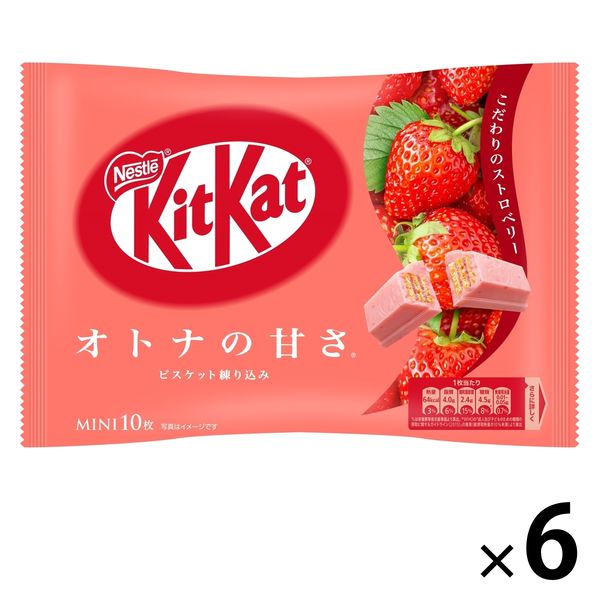 Nestle - キットカット ミニ 【15枚 ×60袋セット】【KITKAT チョコレート】 Amazon | OKURUX ネスレ キットカット ミニ いちごのショート