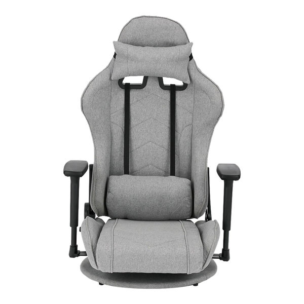 武田コーポレーション ファブリック回転式ゲーミング座椅子 GMES-F08GRY １箱（直送品）