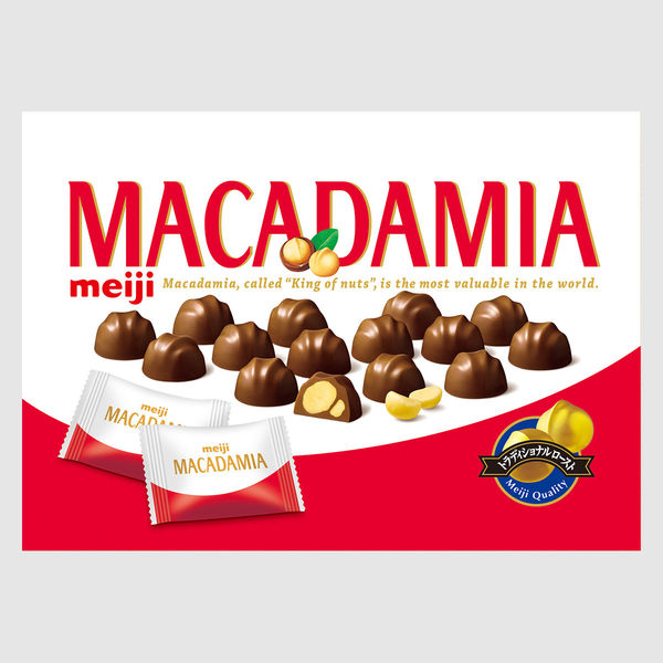 180Gマカダミアチョコレート大箱 1個 明治 - アスクル