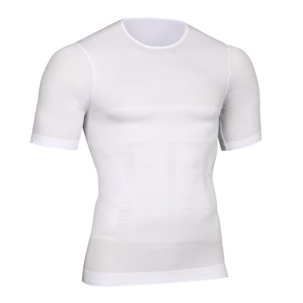 大河商事 加圧Tシャツ ホワイト スポーツタイプ (インナー 補正下着) Mサイズ POWERS Dr. 004WH-M 1枚（直送品） - アスクル