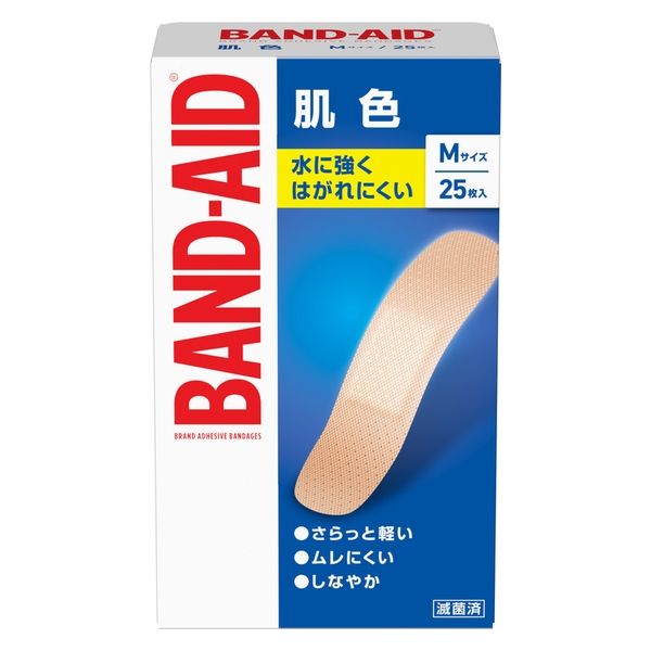 こうぱんです！9日まで バンドエイド 肌色 Mサイズ 25枚 937319 1箱 絆創膏