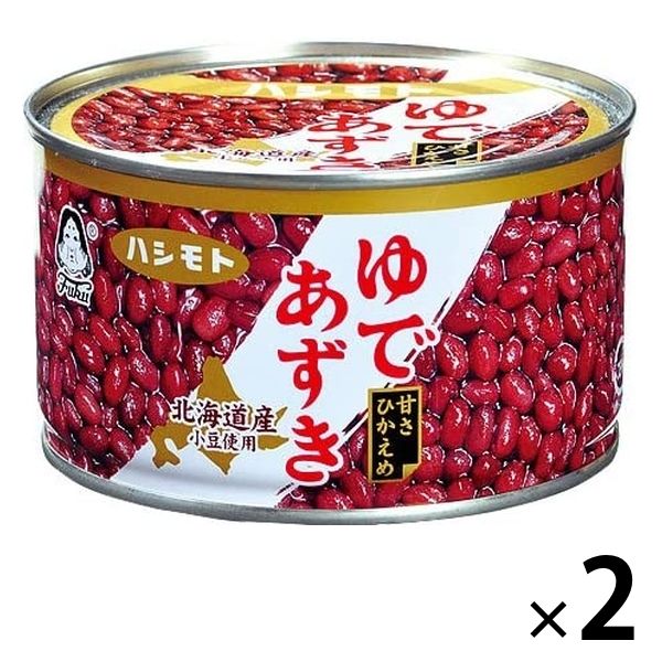 橋本食糧工業 大容量 ゆであずき 甘さ控えめ 北海道産小豆使用 400g 1