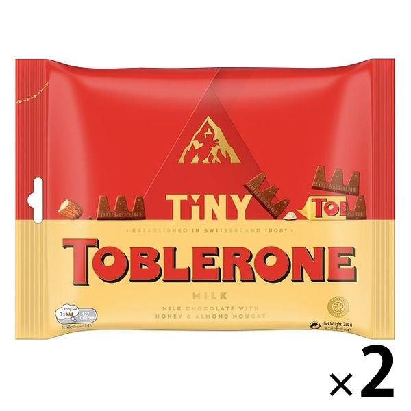 タイニー・ミルクバッグ 1セット（1袋×2） TOBLERONE チョコレート 個包装 小分け