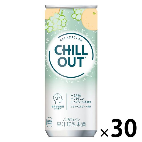 CHILL OUT（チルアウト）リラクゼーションドリンク 250ml 1箱（30缶入