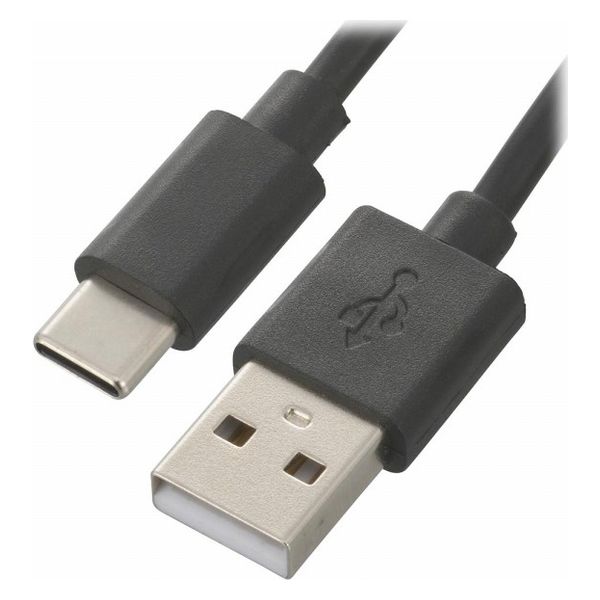 オーム電機 USBケーブル2.0 タイプA-タイプC 1m 01-7238 1個