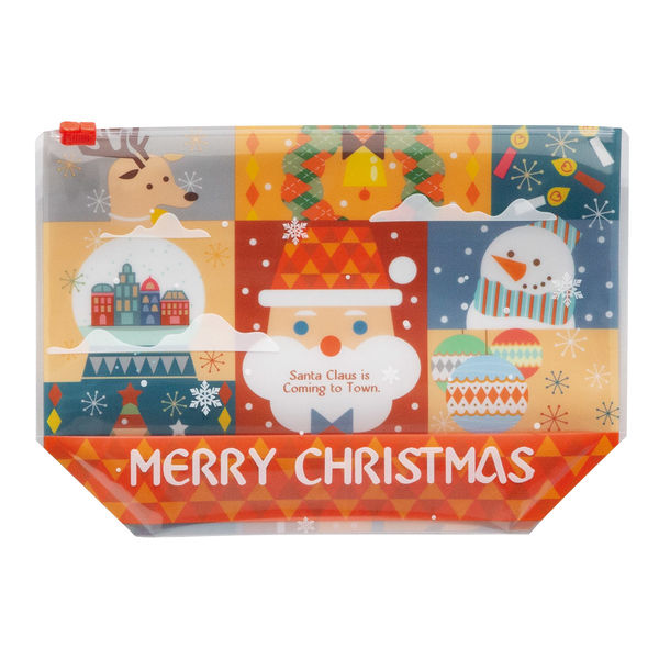 ヤマニパッケージ スライダーポーチ　クラシッククリスマス 20-2481 1箱(200枚入)（直送品）