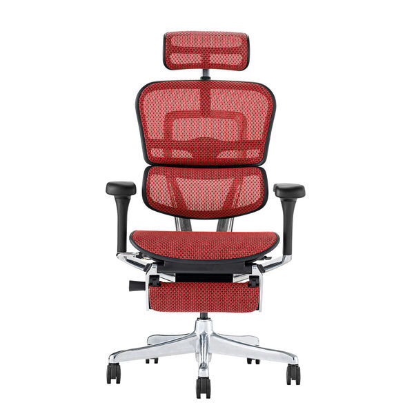 軒先渡し】関家具 エルゴヒューマン PRO2 ハイバック オットマン