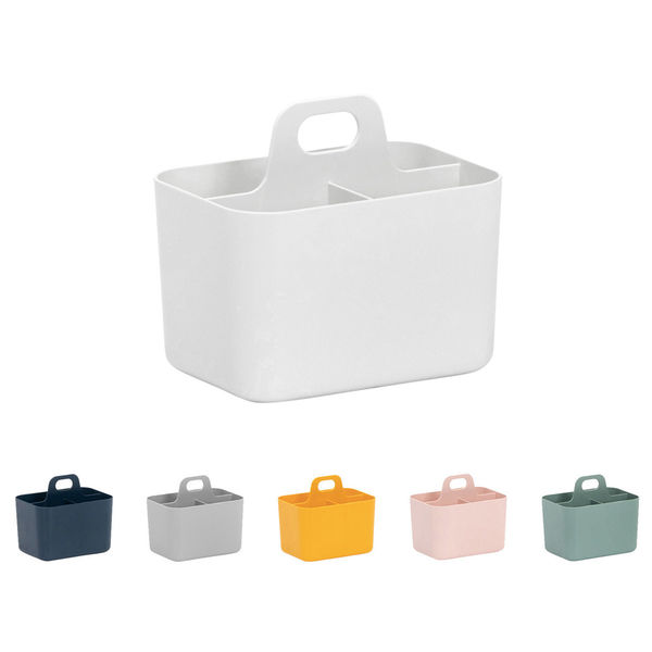 FUNHOO プレッシャーケース 白 IRIS OHYAMA 収納ボックス 4個 セット ふた付き プラスチック